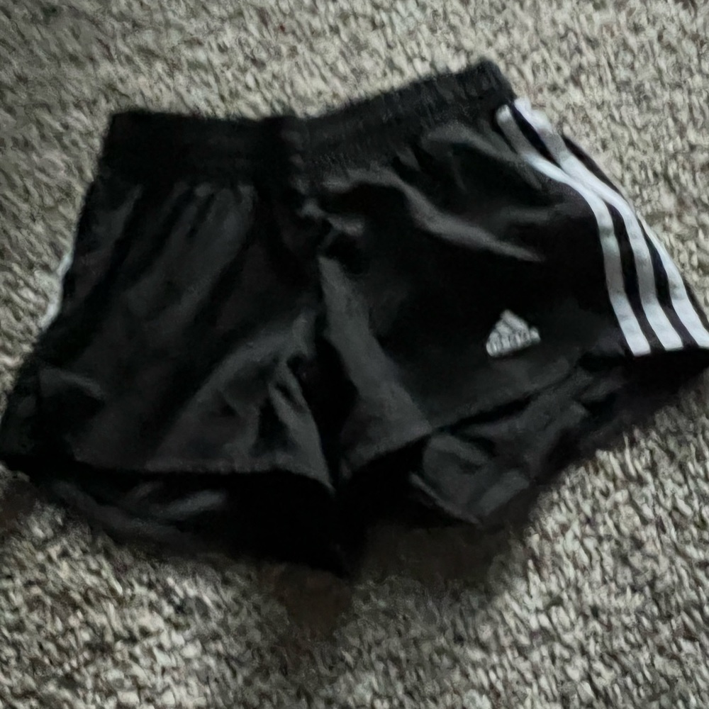 Black adidas shorts